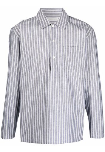 Mackintosh Camicia a righe MILITARY - Blu