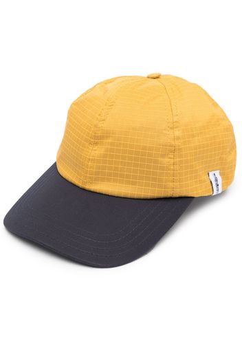 MACKINTOSH Cappello da baseball Tipping con applicazione - Giallo