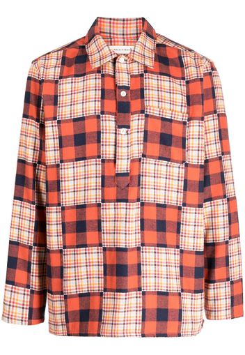 Mackintosh Camicia Jaffa a quadri - Arancione