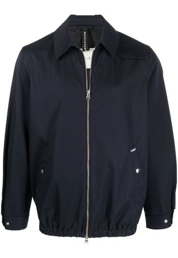 Mackintosh Giacca-camicia EMMANUEL con zip - Blu