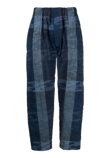 Mackintosh Pantaloni Captain camouflage - Blu