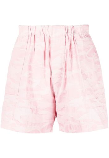 Mackintosh Bermuda Captain con stampa camouflage - Rosa