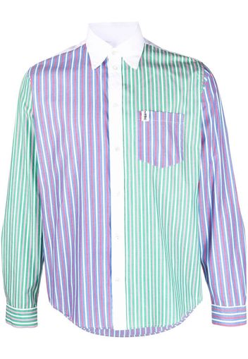 Mackintosh Camicia a righe - Blu