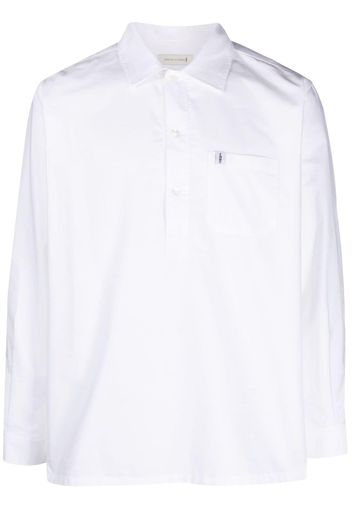 Mackintosh Military buttoned cotton shirt - Bianco