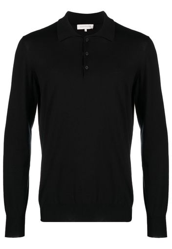 Mackintosh Polo a maniche lunghe - Nero