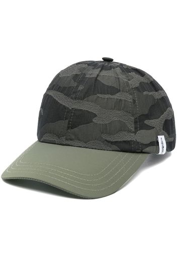 Mackintosh Cappello da baseball con stampa camouflage - Nero