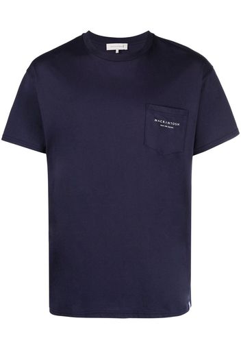 Mackintosh T-shirt Rain or Shine - Blu