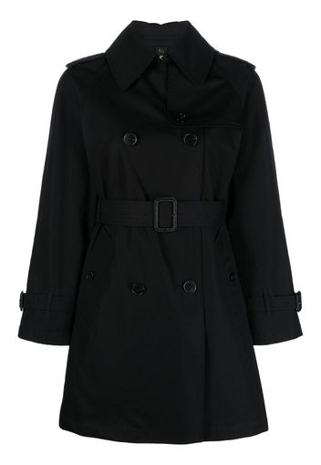 Mackintosh Trench Muie con cintura - BLACK