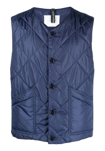 Mackintosh Gilet trapuntato Hig - Blu