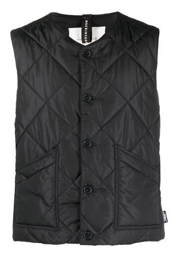 Mackintosh Gilet trapuntato - Nero