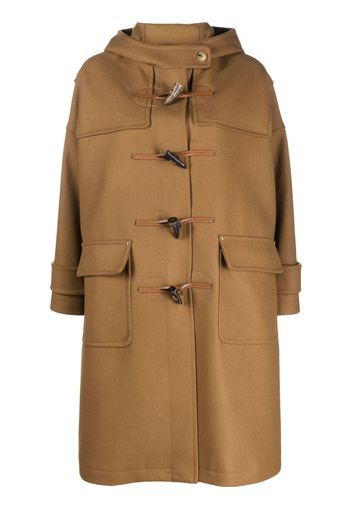 Mackintosh Cappotto Humbie con alamari - Marrone