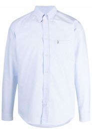 Mackintosh BLOOMSBURY Blue Cotton Oxford Shirt | GSC-103