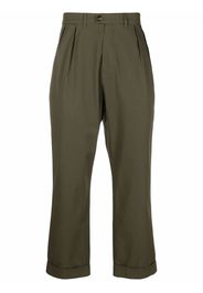 Mackintosh Pantaloni crop Field army - Verde