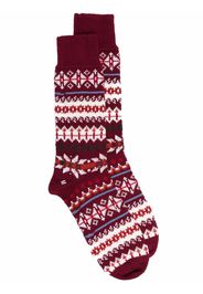 Mackintosh FAIR ISLE - Rosso