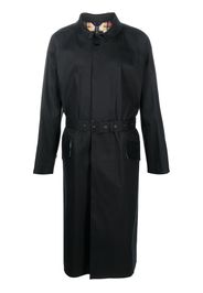 Mackintosh Trench ST HONORE con cintura - Nero