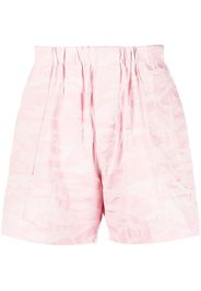 Mackintosh Bermuda Captain con stampa camouflage - Rosa