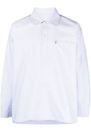 Mackintosh Camicia a righe - Blu