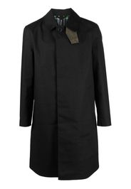 Mackintosh long-sleeve button-up trench coat - Nero