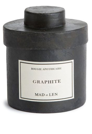 MAD et LEN Candela D'Apothicaire Graphite profumata (300g) - BLACK