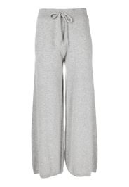 Madeleine Thompson fine-knit cropped trousers - Grigio