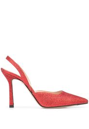 Madison.Maison Pumps con glitter Chanel - Rosso