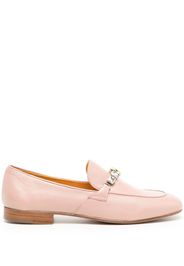 Madison.Maison crystal-embellished flat loafers - Rosa