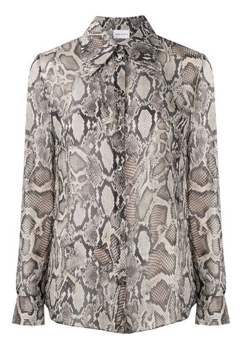 snake print shirt