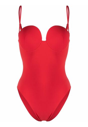 Magda Butrym Costume intero Retro - Rosso