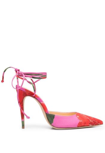 Magda Butrym 110mm floral pointed-toe pumps - Rosa