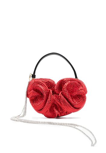 Magda Butrym Micro Vesna crystal-embellished tote bag - Rosso