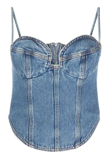 Magda Butrym Top denim - Blu