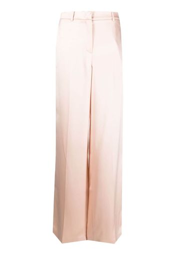 Magda Butrym wide-leg silk trousers - Arancione