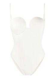 Magda Butrym sweetheart neckline swimsuit - Toni neutri