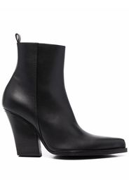 Magda Butrym pointed leather boots - Nero