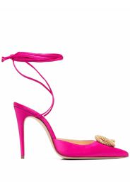 Magda Butrym tie-fastening 110mm pointed pumps - Rosa