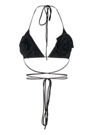 Magda Butrym halterneck bikini top - Nero