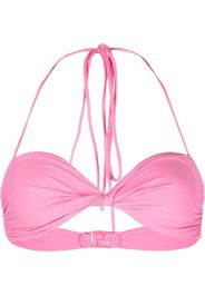 Magda Butrym ruched bikini top - Rosa