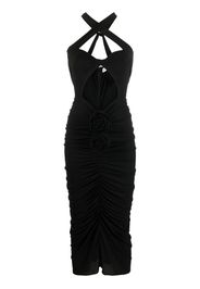 Magda Butrym Abito midi con dettaglio cut-out - Nero