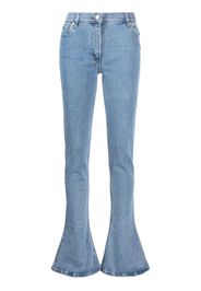 Magda Butrym flared-leg jeans - Blu