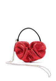 Magda Butrym Micro Vesna crystal-embellished tote bag - Rosso