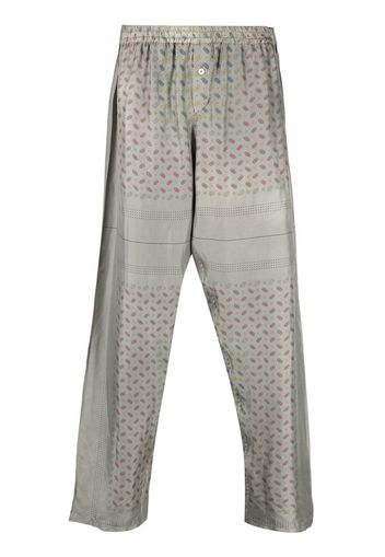 Magliano relaxed-fit silk trousers - Grigio