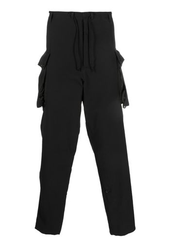 Magliano drawstring-waist tapered trousers - Nero