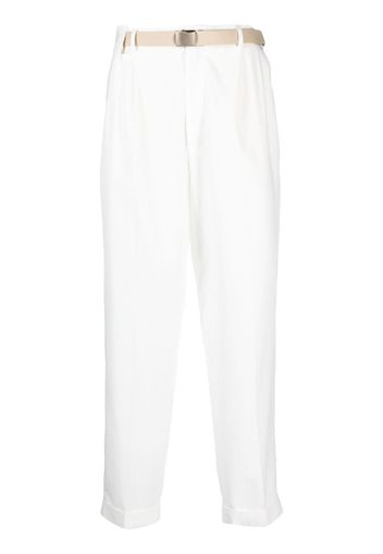 Magliano pleated cotton trousers - Bianco