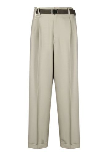 Magliano belted straight-leg trousers - Toni neutri