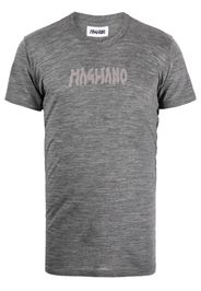 Magliano logo-print mélange-effect T-shirt - Grigio