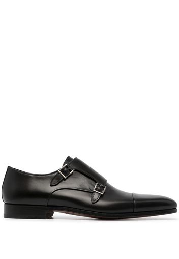 Magnanni double-buckle monk shoes - Nero