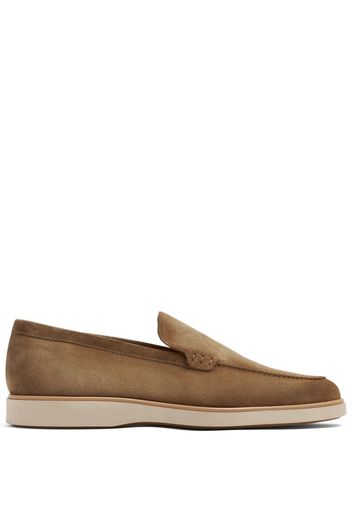 Magnanni slip-on suede loafers - Marrone