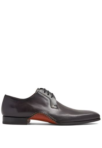 Magnanni lace-up leather Oxford shoes - Marrone