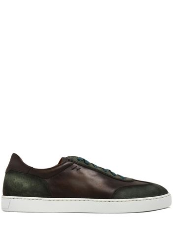 Magnanni lace-up leather sneakers - Verde