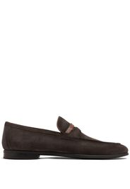 Magnanni slip-on suede loafers - Marrone